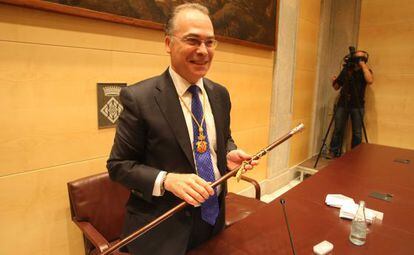 Jaume Torramadé, presidente de la Diputación de Girona y alcalde de Salt.