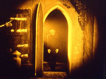 Max Schreck, como el conde Orlok en el 'Nosferatu' de Murnau (1922).