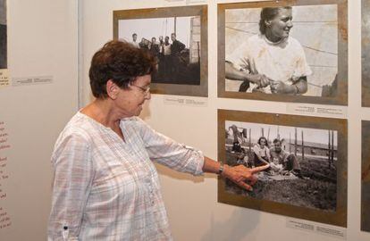 Vega Lechtman en la exposición