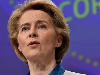 La presidenta de la Comisión Europea, Ursula von der Leyen.