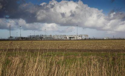 Planta de producción de gas en Groningen, Países Bajos.