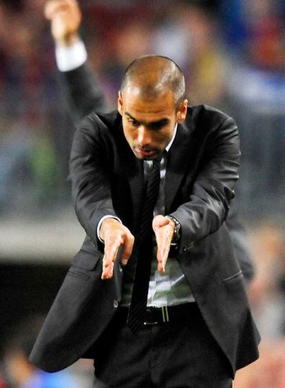 Guardiola, ante el Atlético.