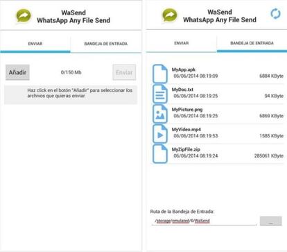 Si lo que quieres enviar a otro contacto no es una fotografía o un vídeo, entonces esta aplicación te puede ayudar. Gracias a ella, cualquier tipo de documento y archivo se puede enviar a través de WhatsApp y de forma realmente sencilla, sin grandes complicaciones para ninguno de los dos usuarios.