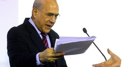 El secretario General de la Organización para la Cooperación y Desarrollo Económico (OCDE), José Ángel Gurría.