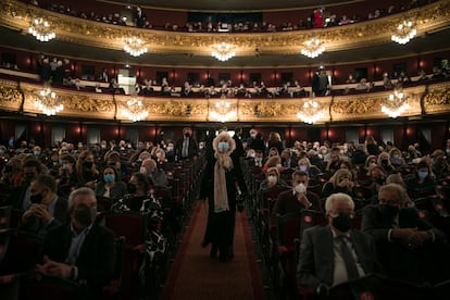 Asistentes a una función en el Liceu de Barcelona el pasado 14 de diciembre.