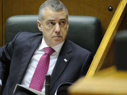 El lehendakari, &Iacute;&ntilde;igo Urkullu, en el Parlamento Vasco.