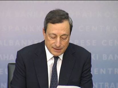 Draghi afirma contundentemente que el euro es irreversible