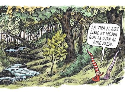 La vida al aire preso