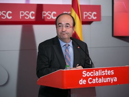 Miquel Iceta, líder del PSC.