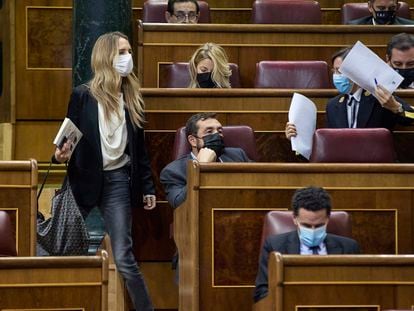 La diputada del PP Cayetana Álvarez de Toledo, en el pleno del Congreso del pasado 2 de diciembre.