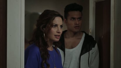 Laura Ramos y Felipe Londoño interpretan a madre e hijo en la serie de Telecinco.