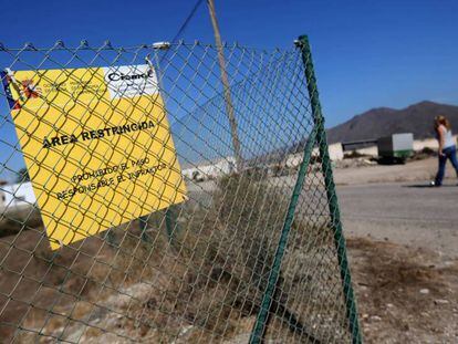 Una de las parcelas afectadas por contaminación radiactiva de Palomares (Almería) / VÍDEO: ATLAS