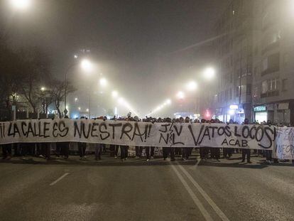 Protestas en el barrio burgalés de Gamonal, hace diez años.