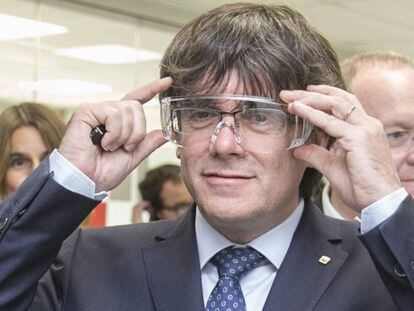 El presidente Carles Puigdemont. M. Minocri