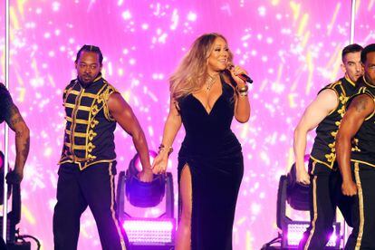 Mariah Carey durante su actuación de los Premios BET 2022 el pasado 26 de junio de 2022 en Los Ángeles, California.