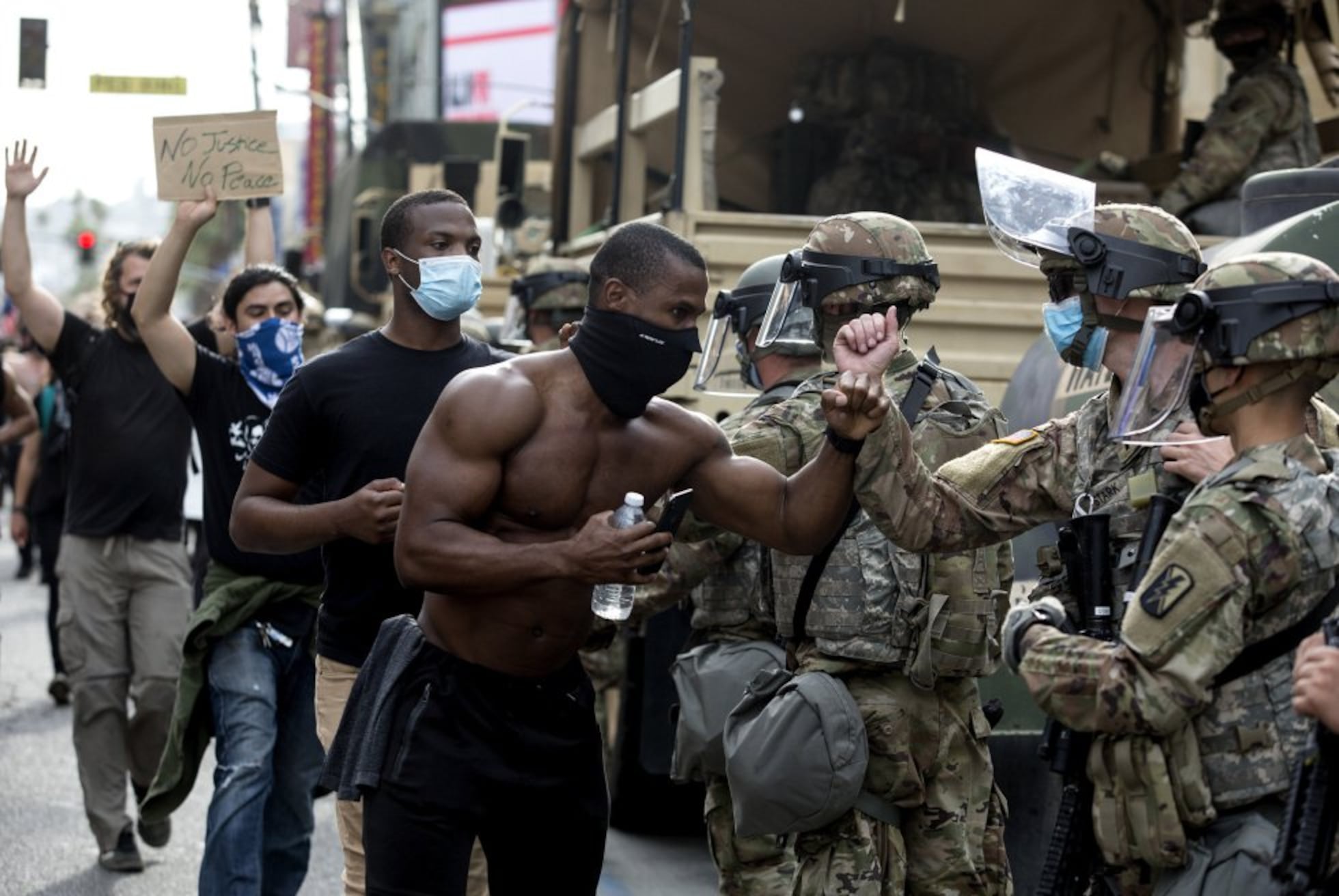 La octava jornada de protestas en Estados Unidos por la muerte de ...