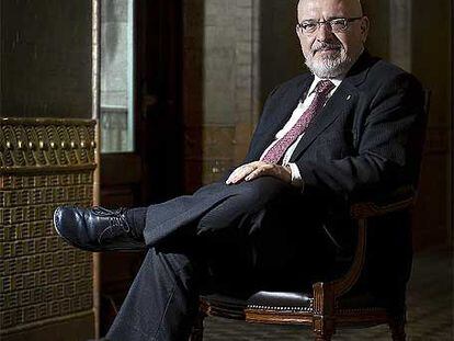 Josep Huguet, el miércoles, en el Parlament.