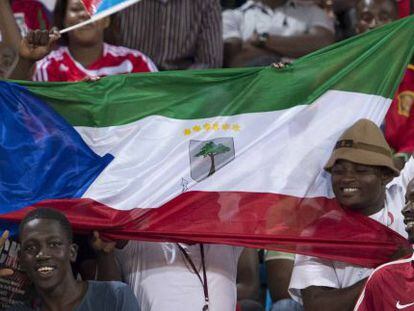 Los aficionados de Guinea Ecuatorial.