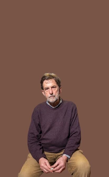 Roma, 1 Diciembre, 2021. El director italiano Nanni Moretti en su despacio en Roma.
Ph. Antonello Nusca