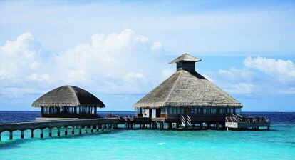 Complejo hotelero Huvafen Fushi,  en Maldivas.