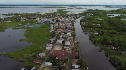 El municipio de Sucre, en la región conocida como La Mojana, al norte de Colombia, el 21 de noviembre de 2022.