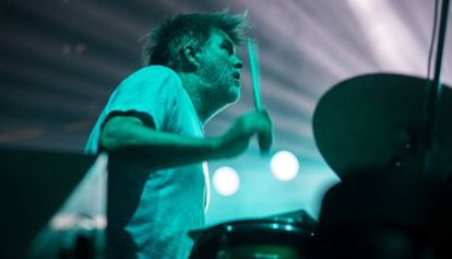 LCD Soundsystem durante su actuación en el Sónar.