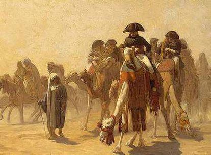 <i>El general Bonaparte con su Estado Mayor en Egipto</i> (1863), de Jean-Léon Gérome.