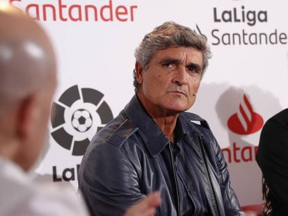 Juande Ramos, en el acto que realizó en Sevilla. 