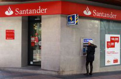 Oficina de Banco Santander en Madrid
