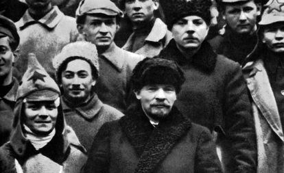 Vladimir Ilich Lenin, en Moscú en 1921.