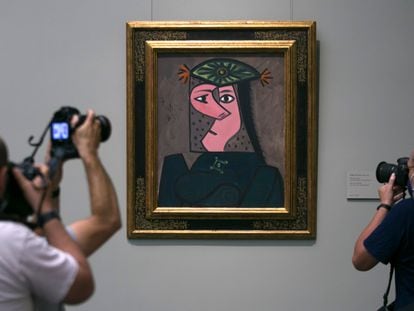 'Buste de Femme 43', el cuadro de Picasso que cuelga en el Prado desde julio de 2021.