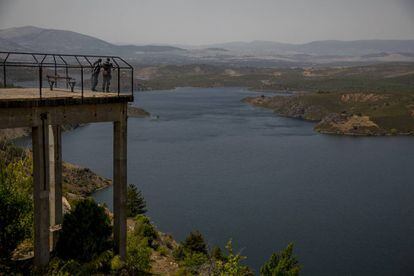 El embalse de El Atazar, el pasado agosto. 