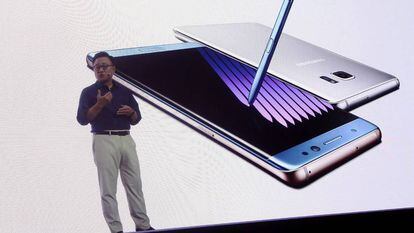 Presentació del Samsung Galaxy Note 7 a Seül.