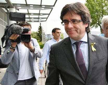 Carles Puigdemont, el pasado 21 de junio en Berlín (Alemania).