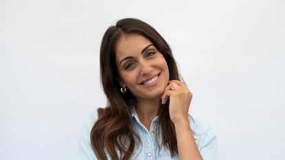 La actriz Hiba Abouk, en Madrid.