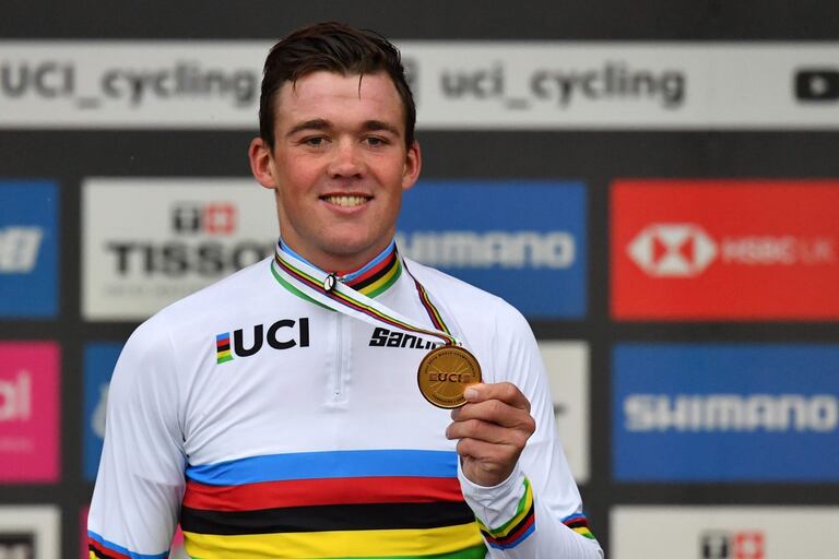 Mads Pedersen, ganador del último Mundial de cliclismo.
