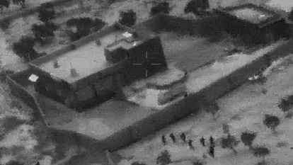 Imagen del vídeo publicado por el Departamento de Estado de EE UU de la operación contra el líder del ISIS.