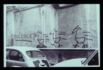'Homenaje a Jackson Pollock', de 1987.