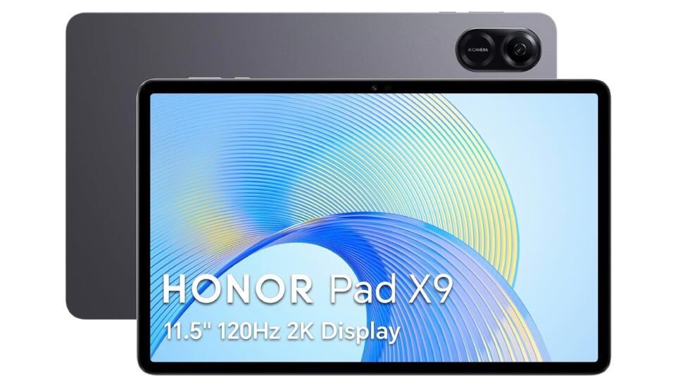 Vista frontal de la 'tablet' barata de la firma Honor.