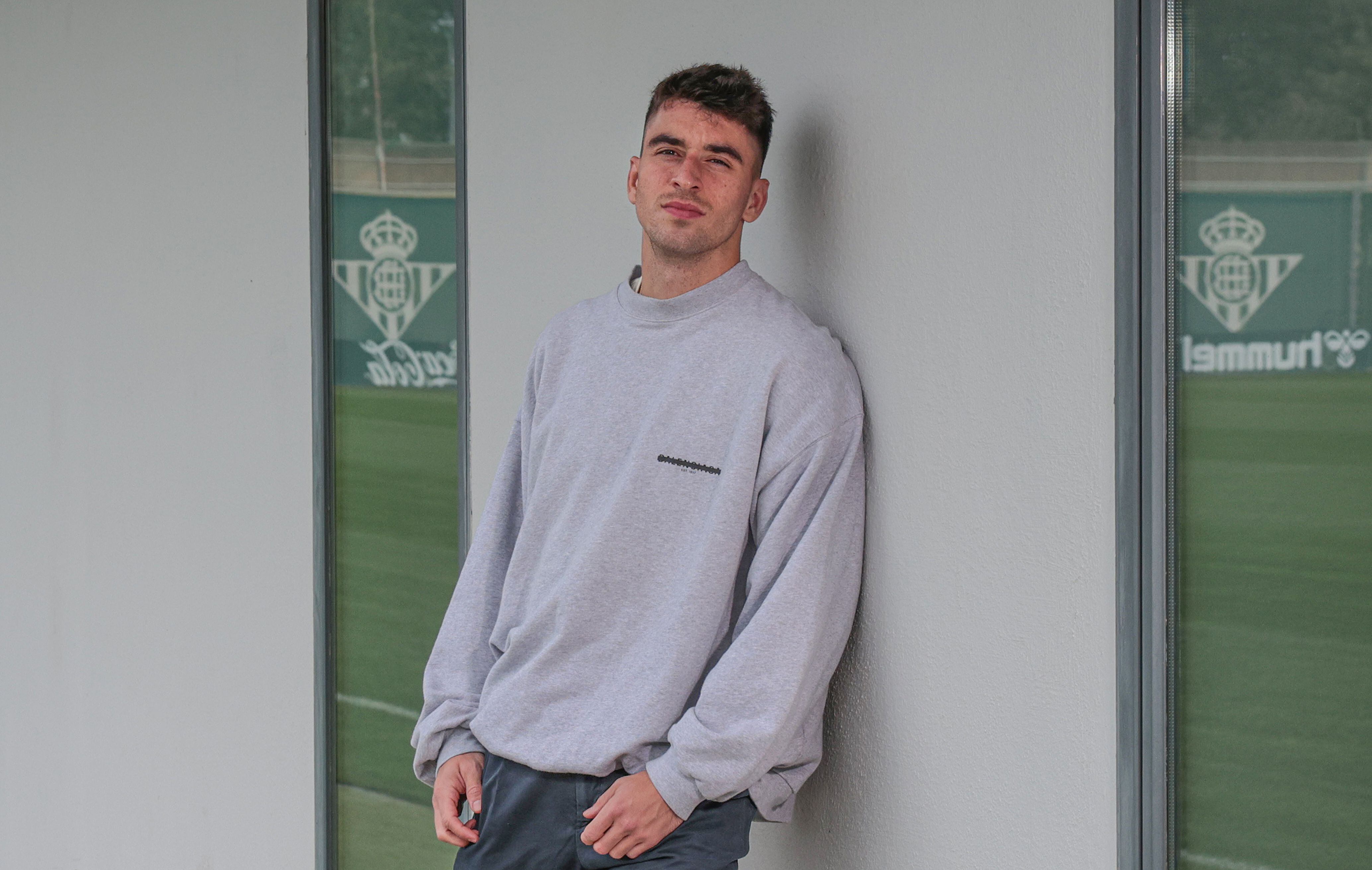 Marc Roca, en la ciudad deportiva del Betis. 