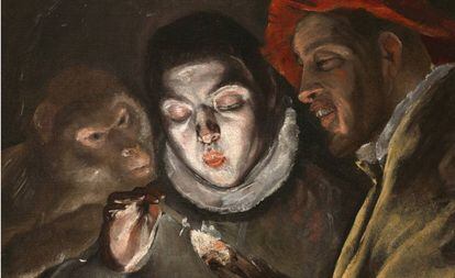 La pintura 'Una fábula', de Doménikos Theotokópoulos, el Greco.