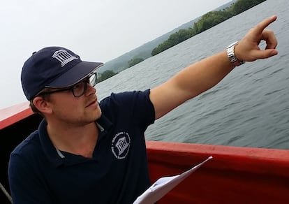 Robbert Casier, specialist of the UNESCO natural heritage unit.