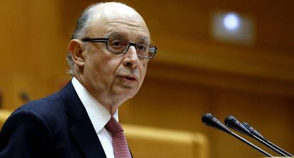 El ministro de Hacienda y Administraciones P&uacute;blicas, Crist&oacute;bal Montoro. 