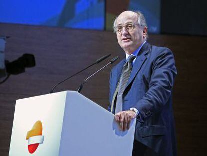 El presidente de Repsol, Antoni Brufau, 