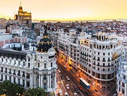 Gran Vía de Madrid.