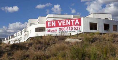 Un proyecto de vivienda inacabado en Andalucía. 