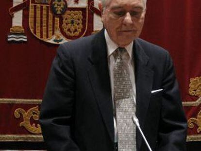 Carlos Dívar, el pasado día 31 de mayo.