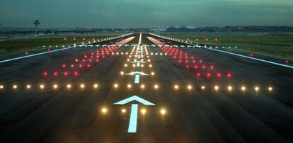 Pista de aeropuerto de México