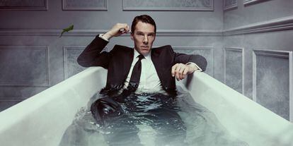 Benedict Cumberbatch en una imagen promocional de 'Patrick Melrose', su último proyecto.