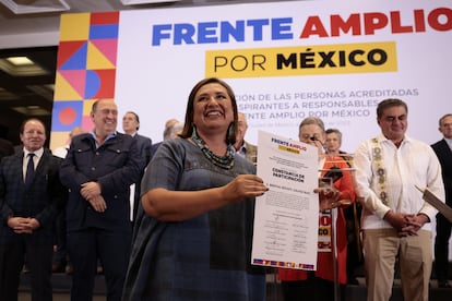 Xóchitl Gálvez, candidata presidencial del Frente Amplio por México